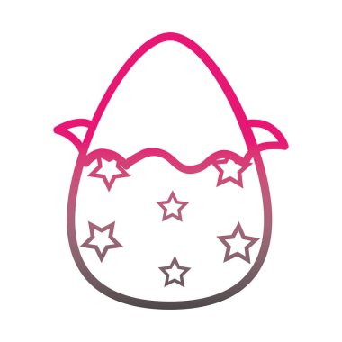 renkli çikolata yumurta Paskalya yıldız dekorasyon ile