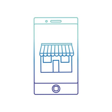 İzole smartphone tasarım