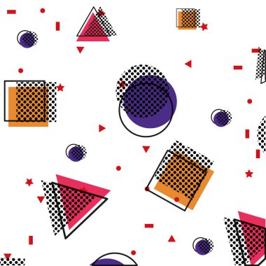 Memphis tarzı arka plan