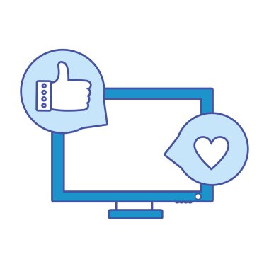 Bilgisayar aygıtı becerikli alet ve teknoloji Tema izole tasarım vektör çizim