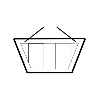 çizgi Pazar Ticaret simgesi alışveriş sepeti