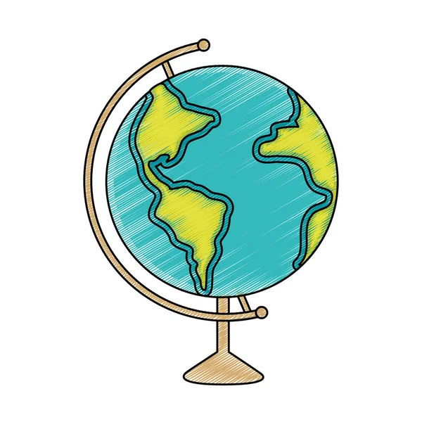 Gezegenin küre tasarımı — Stok Vektör