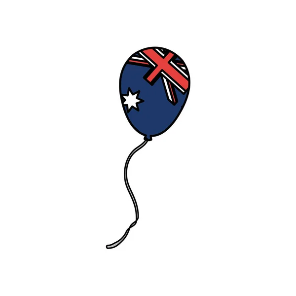 Avustralyalı balon tasarım — Stok Vektör