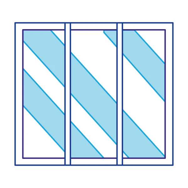 Diseño de ventana aislada — Archivo Imágenes Vectoriales