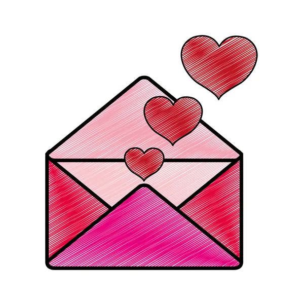 Diseño de tarjeta de amor — Vector de stock