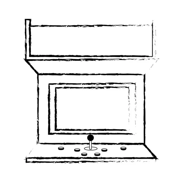 Diseño de máquina arcade — Archivo Imágenes Vectoriales