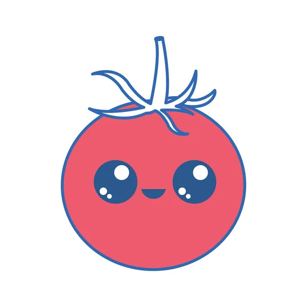 Diseño de tomate aislado — Vector de stock