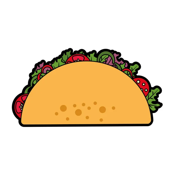 Elszigetelt taco design — Stock Vector