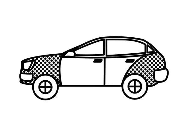 Napełniania tekstura transport samochodowy z projektu systemu windows i koła — Wektor stockowy