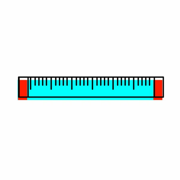 Isolated ruler design — Stock Vector
