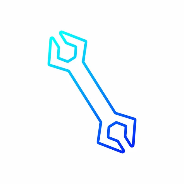 Isolerade skiftnyckel design — Stock vektor