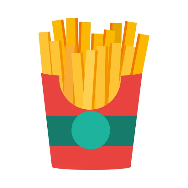 Isolerade frites design — Stock vektor