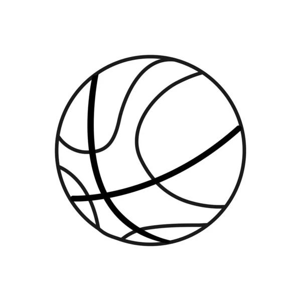 Baloncesto bola diseño — Archivo Imágenes Vectoriales