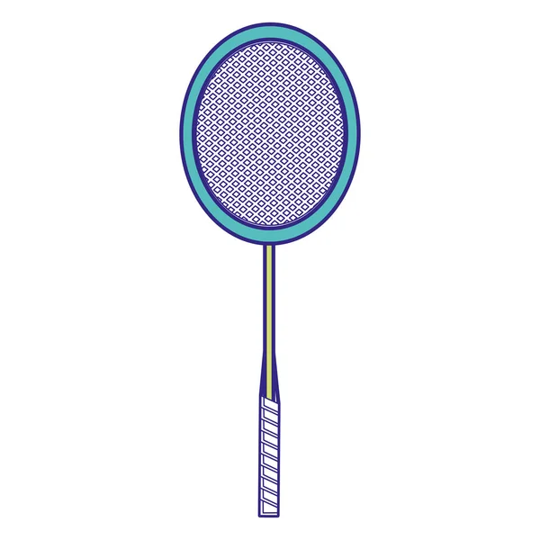 Design de raquete de badminton —  Vetores de Stock