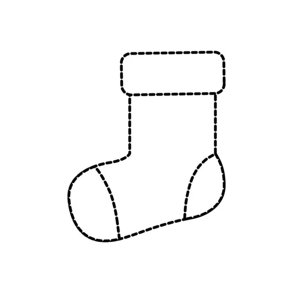 Bebek çorap tasarım — Stok Vektör