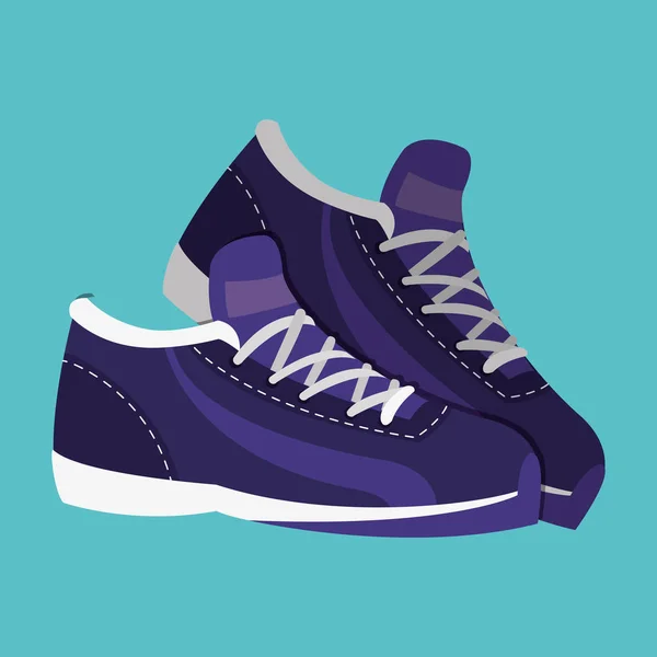 Objeto de moda sneakert para jugar al tenis — Vector de stock