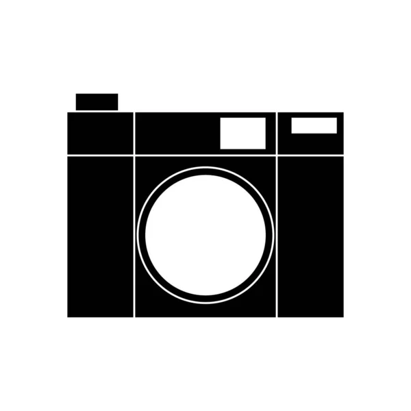 Progettazione della fotocamera isolata — Vettoriale Stock