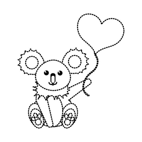 Desenho de desenho animado Koala —  Vetores de Stock