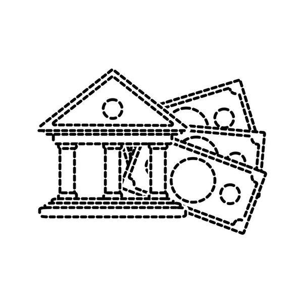 Conception de banque isolée — Image vectorielle