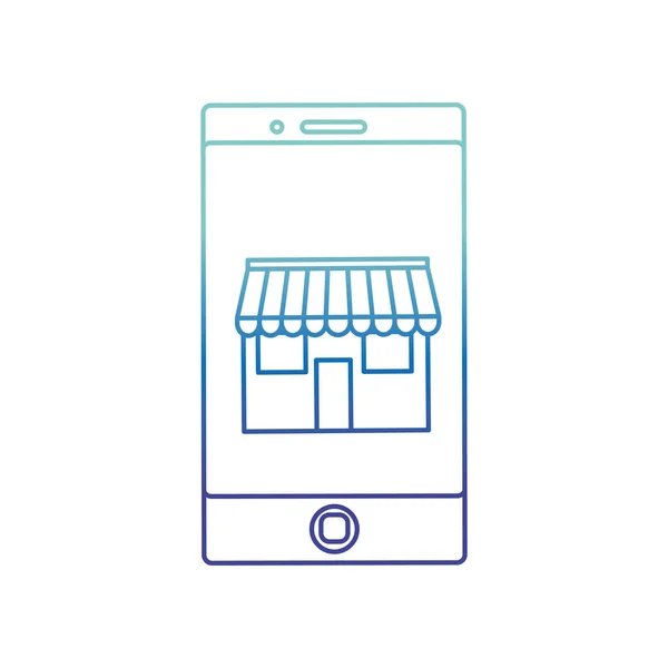 Diseño de smartphone aislado — Vector de stock