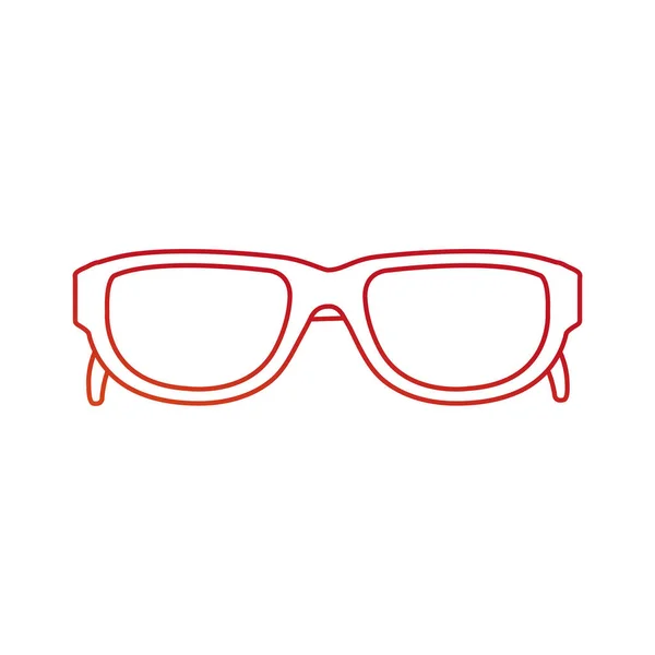 Design isolierter Brillen — Stockvektor