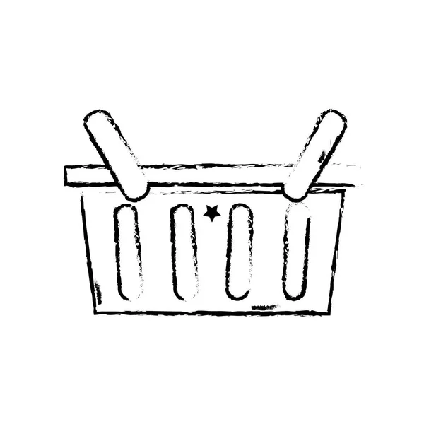 Grunge panier vente magasin à acheter — Image vectorielle
