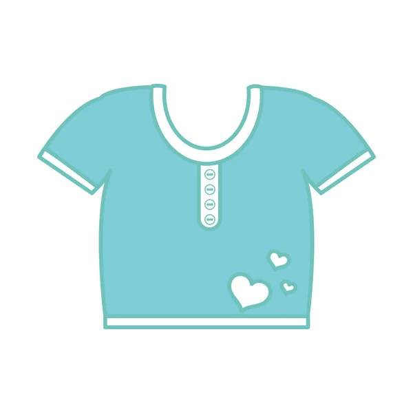 Disegno della maglietta del bambino — Vettoriale Stock