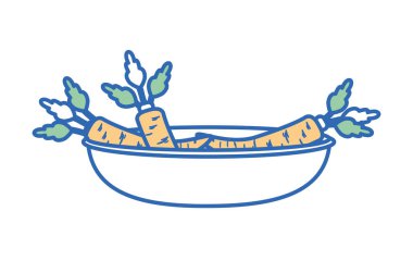 İzole havuç tasarım