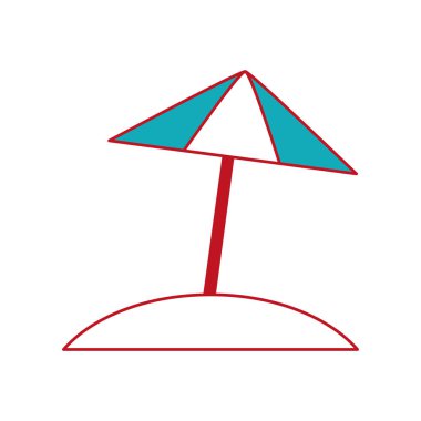 İzole şemsiye tasarımı