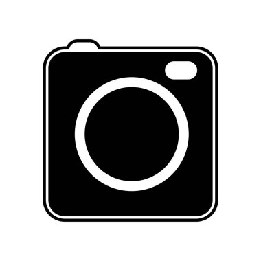 Fotoğraf makinesi aygıt becerikli alet ve teknoloji Tema izole tasarım vektör çizim