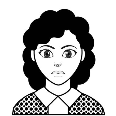 doku avatar kadın saç modeli ve zarif bluz ile doldurma