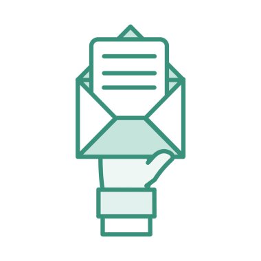 Duo renk adam el ile e-posta iletisi bilgileri