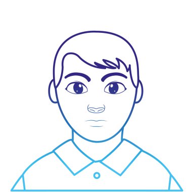 saç ve şık giysileriyle bozulmuş satır kullanıcı adam