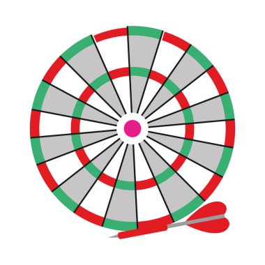 İzole dart tahtası tasarım