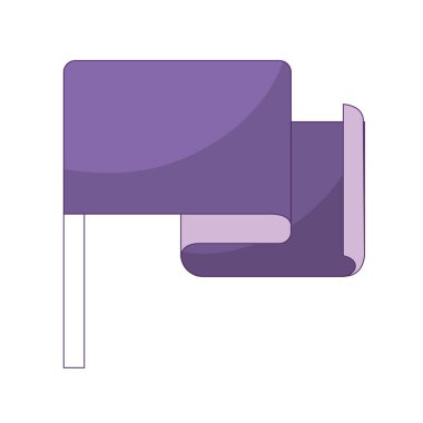 İzole bayrak tasarım