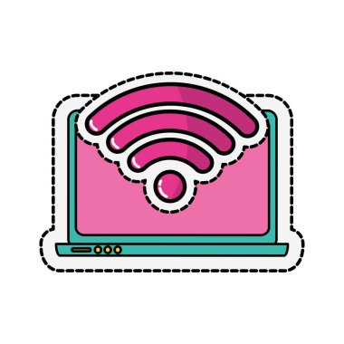 İzole laptop tasarım