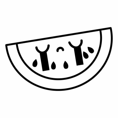 İzole karpuz tasarım