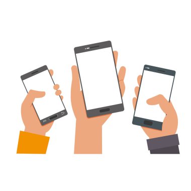 İzole smartphone tasarım