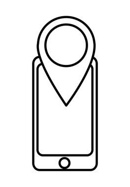 İzole smartphone tasarım