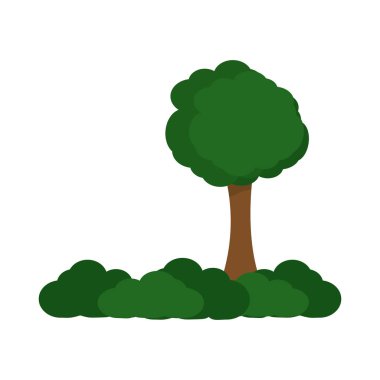 İzole ağacı tasarım