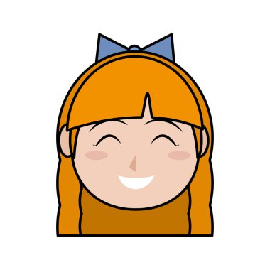 Kız çizgi film tasarım