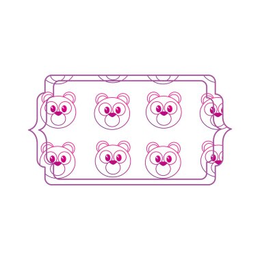 Çizgi film gövde tasarımı ayı