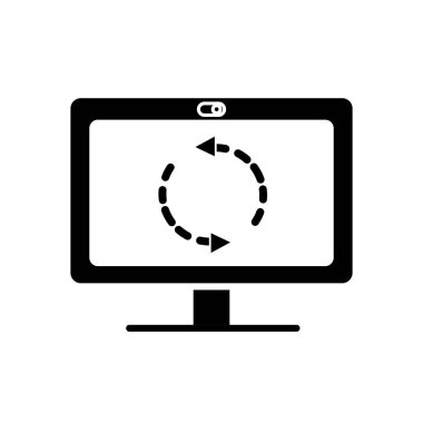 siluet bilgisayar teknolojisi veri bilgileri yükleniyor