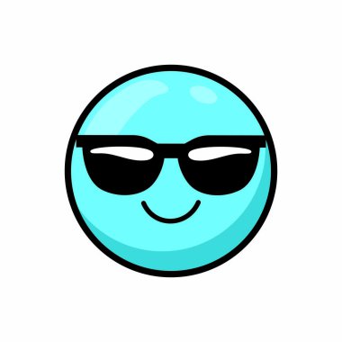 Yüz ifade karikatür karikatür ve Tema izole tasarım vektör çizim karakter