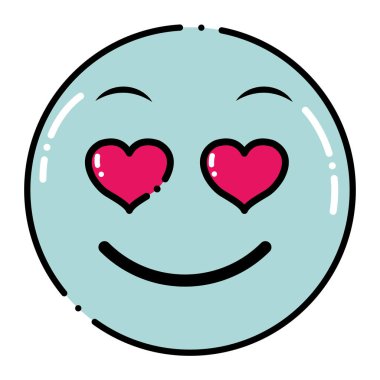 yüz hareketi emoji ifade rengini âşık