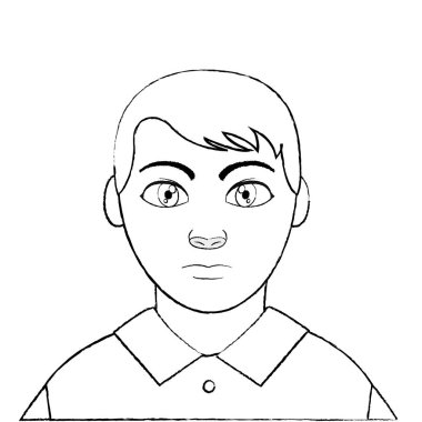 Grunge profili şık erkek gömlek ve saç modeli ile