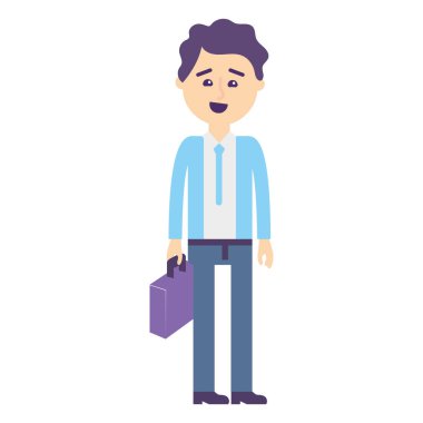 İzole iş adamı tasarım