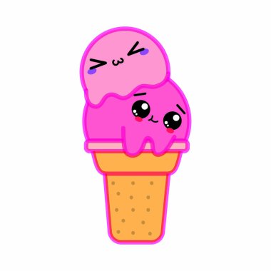 İzole dondurma tasarım