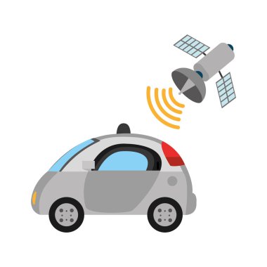 renk gölge polis arabası uydu Wi-Fi bağlantısı ile