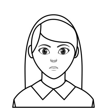 satır avatar kadın zarif bluz tasarımı ile